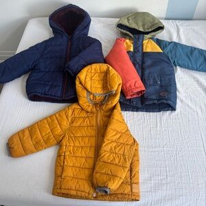 GAP and Oshkosh and little me boy jackets